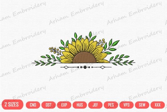 Download Sunflower Monogram Frame - Premium Resources